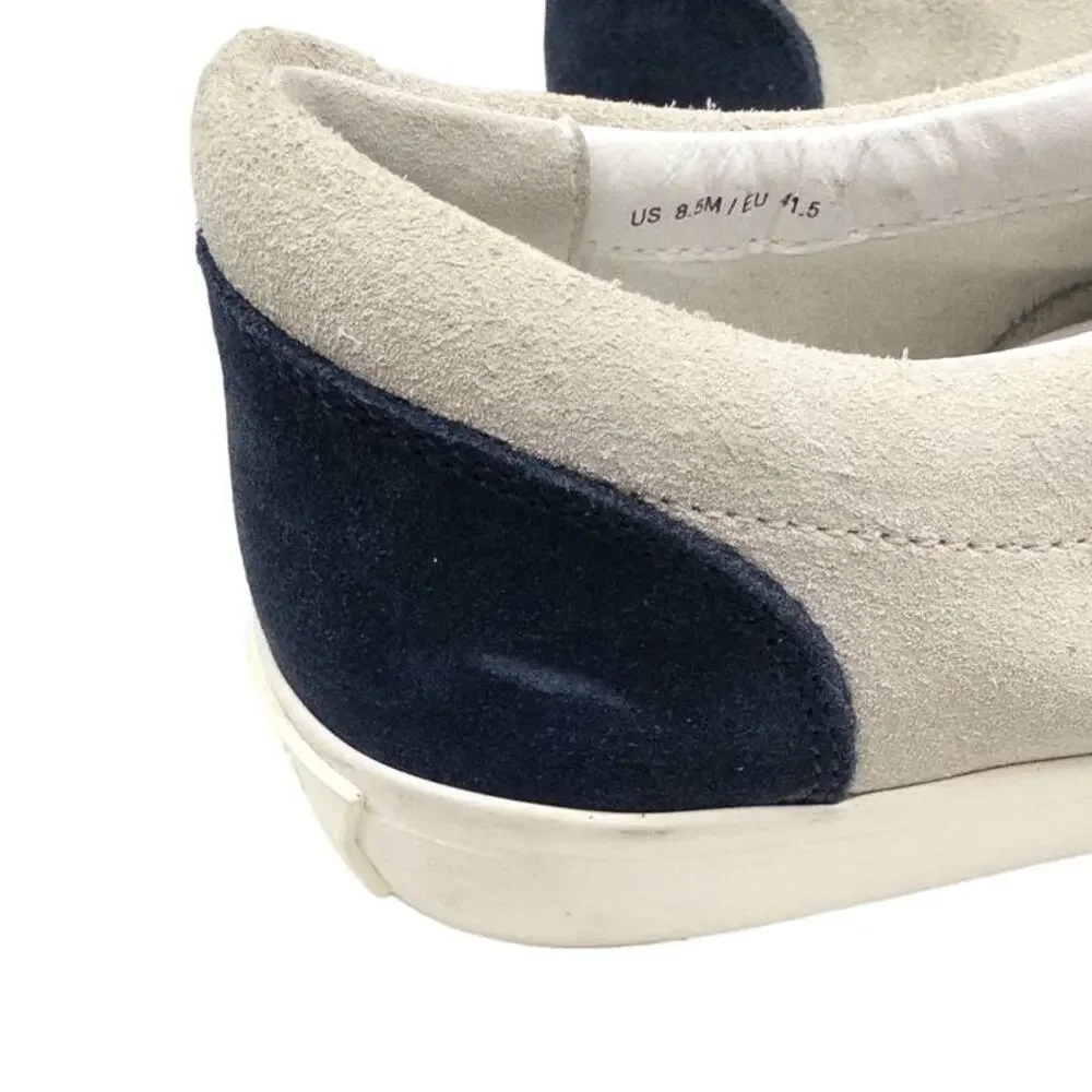 Greats Brooklyn Suede Lace Up Sneakers Navy Blue Men's size  8.5